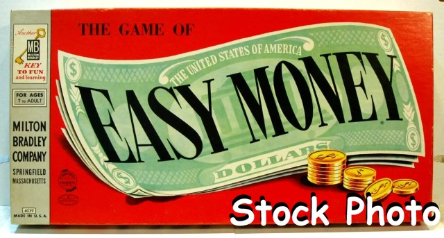 Easy Money Board Game © 1961, Milton Bradley 4039